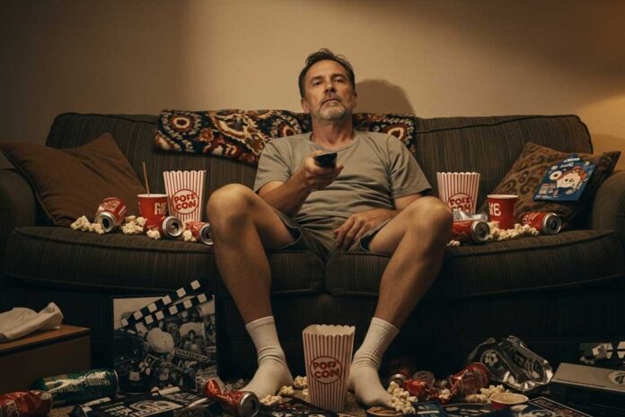 Workout skipped Too sore exhausted scared of trainer Day spent sleeping binging movies Felt failure but liberated Rest day champion