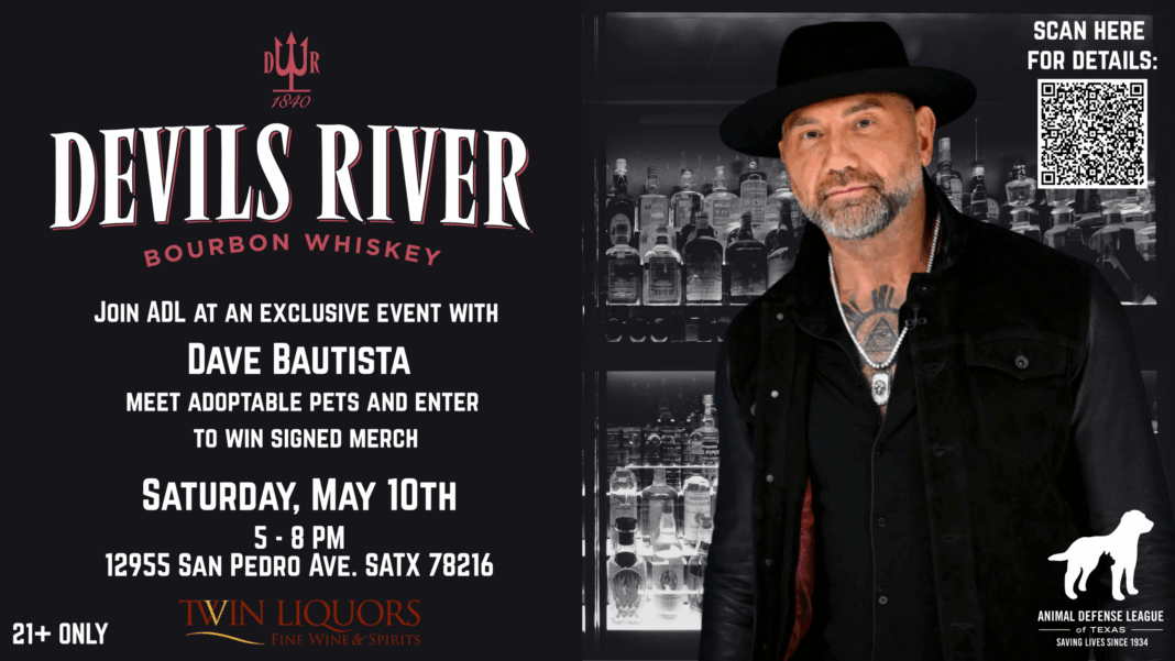 Dave Bautista x ADL - Animal Defense League of Texas - San Antonio