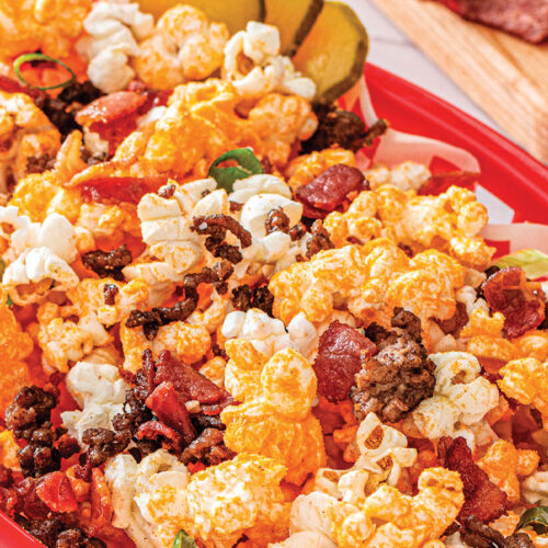 Bacon Cheeseburger Popcorn Recipe
