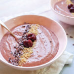 Chocolate Cherry Cheesecake Smoothie Bowl Recipe