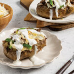 Loaded Philly Cheesesteak Baked Potato Recipe